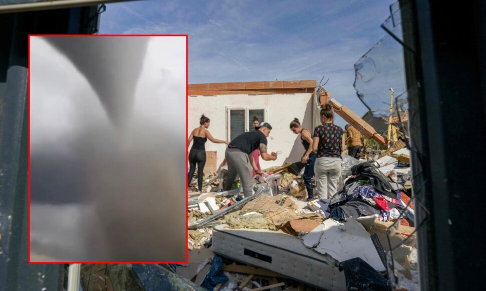 Prancūzijoje siautėjo tornadas