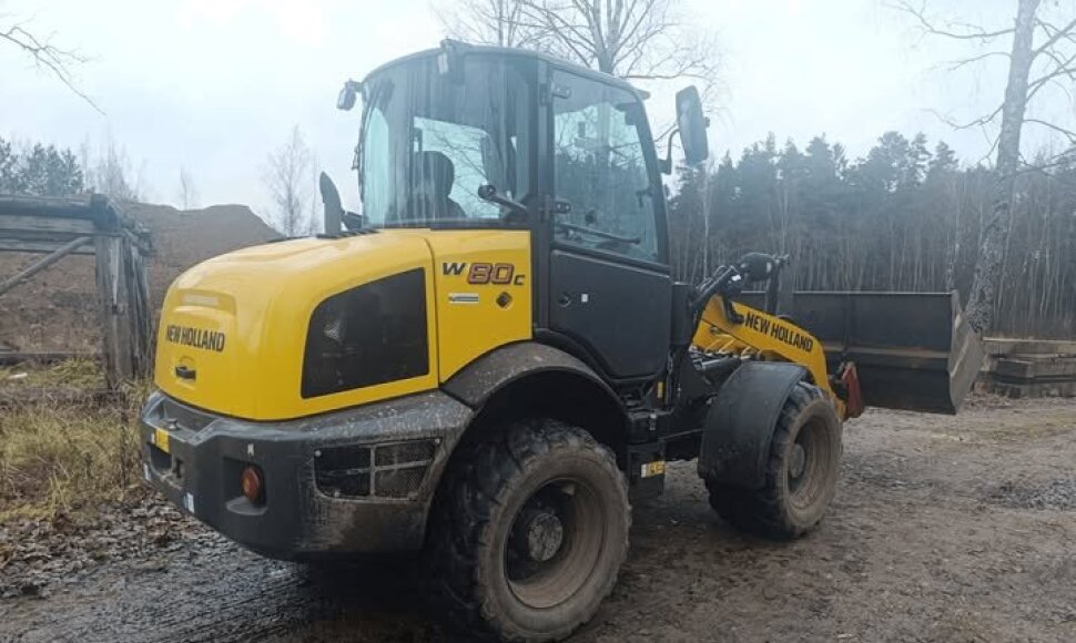 Bylos įkalčiai: &bdquo;New Holland&ldquo; traktorius