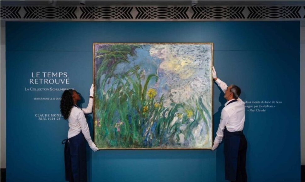 Claude‘ Monet paveikslas „Irisai“