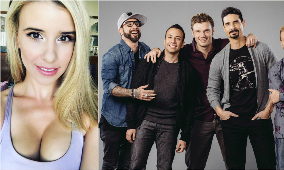 Melissa Schuman ir „Backstreet Boys“ nariai