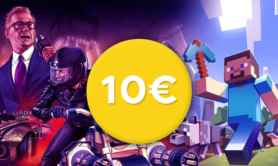 „Eneba“ pristato: kompiuterinių žaidimų pasiūlymai iki 10 eurų!