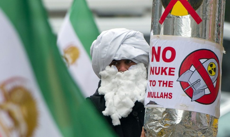 Protestas prieš Irano branduolinę programą
