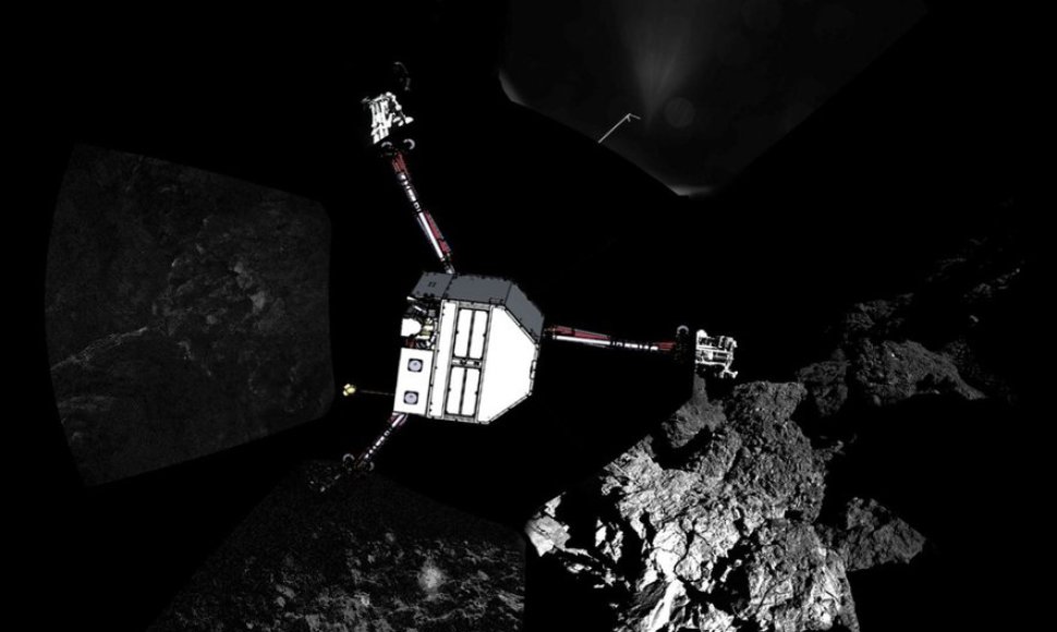  67P/Čuriumovo-Gerasimenko kometos paviršius