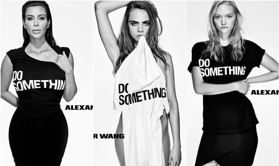 Žvaigždės „Alexander Wang“ reklamoje