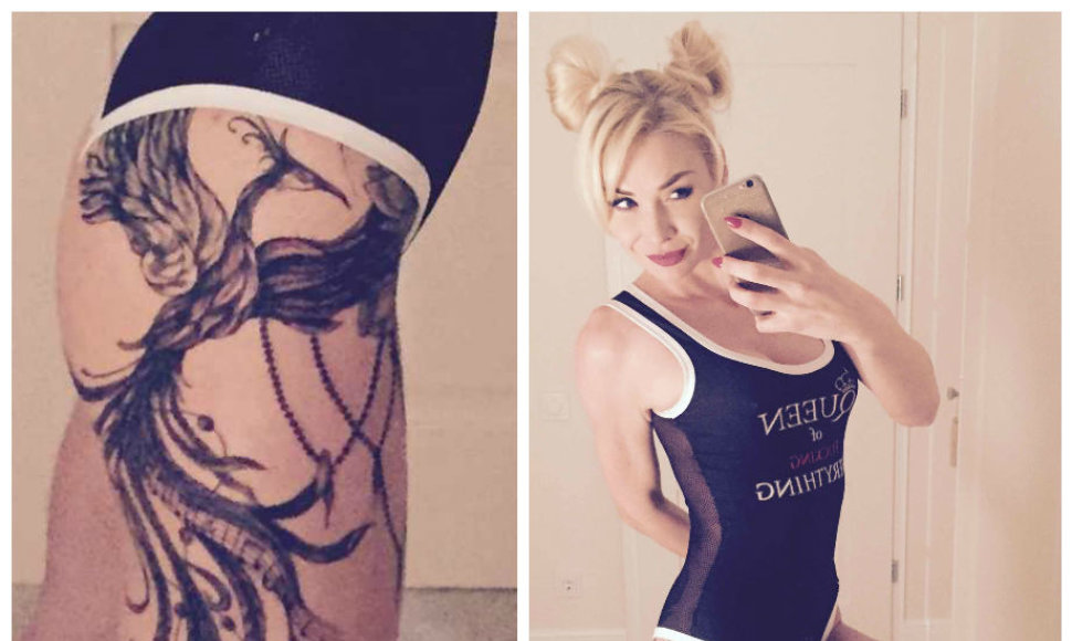 Natalijos Bunkės tatuiruotė