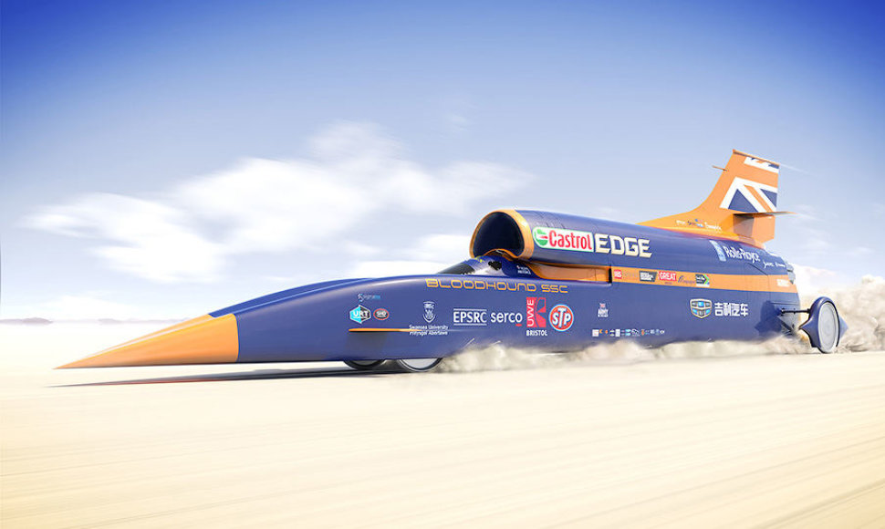 Viršgarsinis automobilis „Bloodhound SSC“