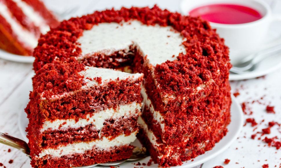 „Red velvet“ tortas