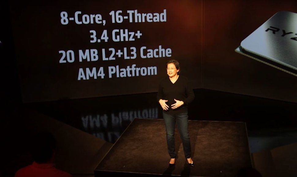 AMD „Ryzen“ procesorių linijos pristatymas
