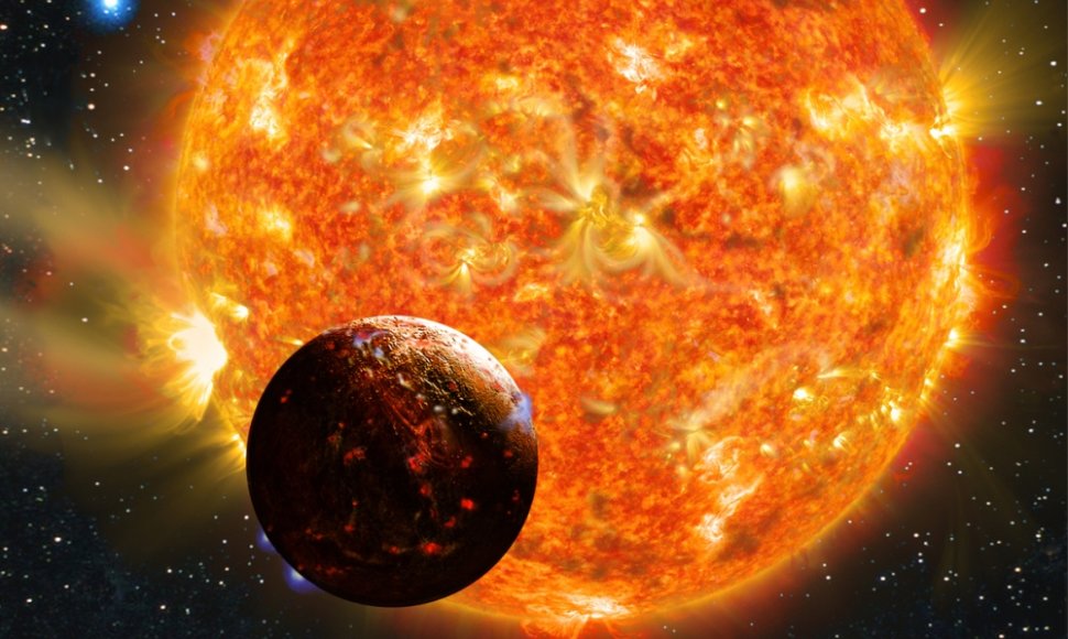 Astronomai mano, kad egzoplanetos „Kepler 78b“ paviršių dengia verdanti lava.