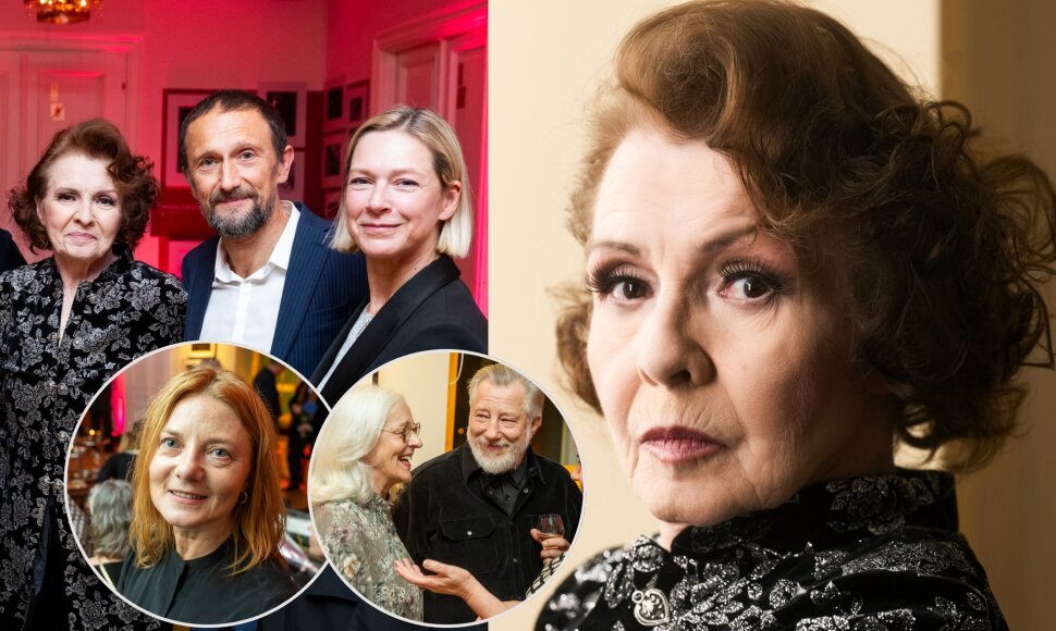 Eglės Gabrėnaitės 75-mečio &scaron;ventė Vilniaus mažajame teatre