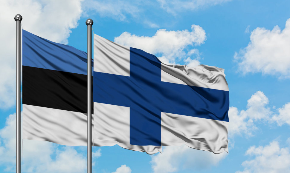 Estijos, Suomijos vėliavos
