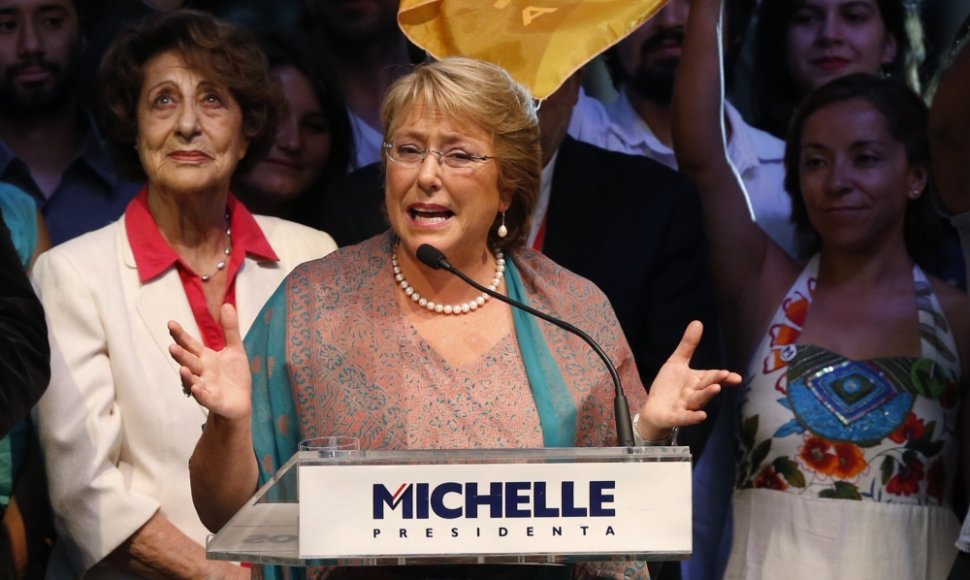 Čilės prezidentė Michelle Bachelet