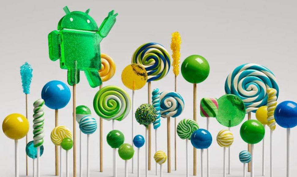 Operacinės sistemos „Android Lollipop“ simbolis 