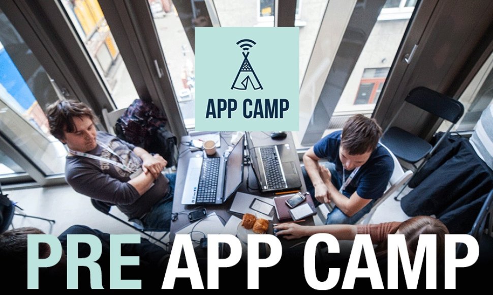 „Pre App Camp“ yra paskaitų ciklas, skirtas norintiems išmokti kurti mobiliąsias programėles