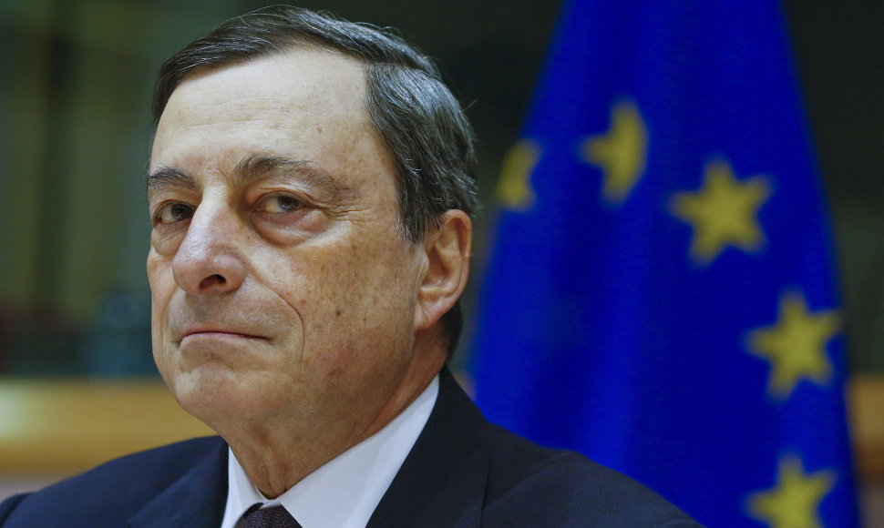 ECB vadovas Mario Draghis 