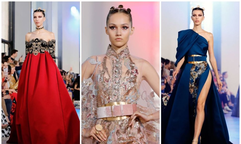 „Elie Saab“ aukštosios mados kolekcijos modeliai