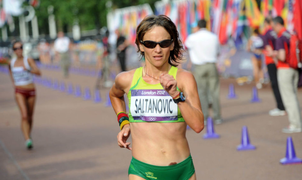 Lietuvos sportininkės žingsniuoja olimpinius 20 km