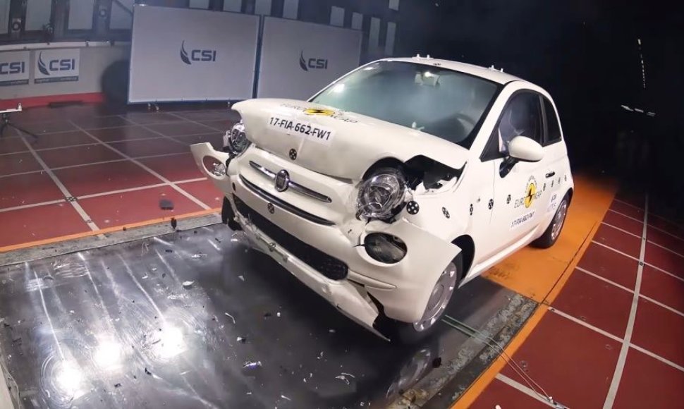 „Fiat 500“ Euro NCAP testas