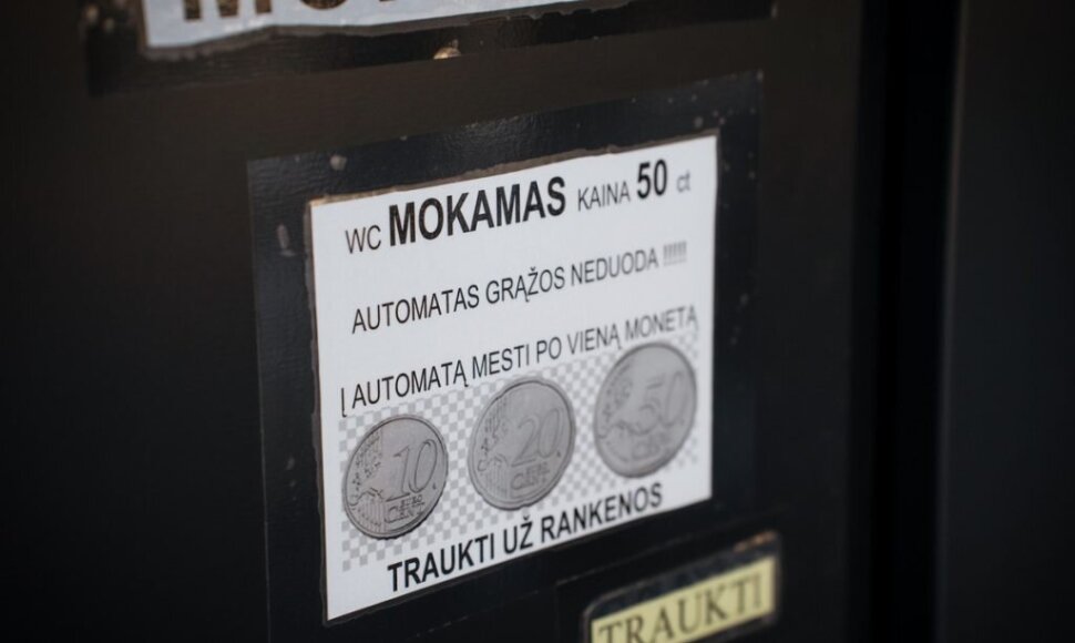 Panevėžio autobusų stoties tualetas