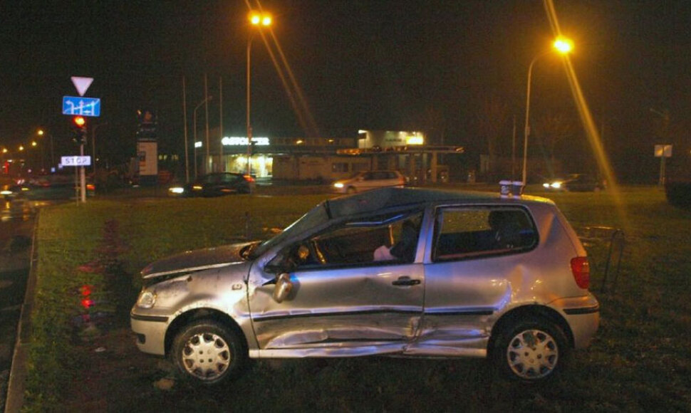 „VW Polo“ po avarijos