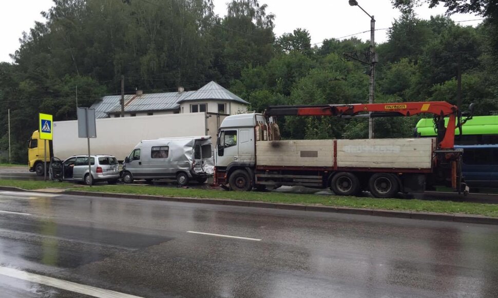 Avarija Tunelio gatvėje Kaune