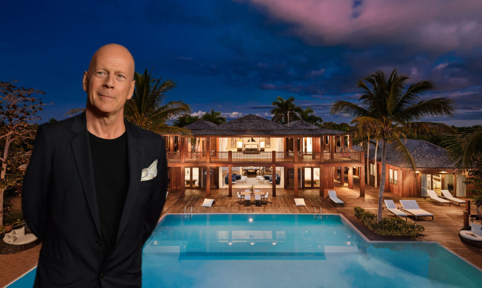 Bruce‘as Willisas už 33 mln. JAV dolerių parduoda namą