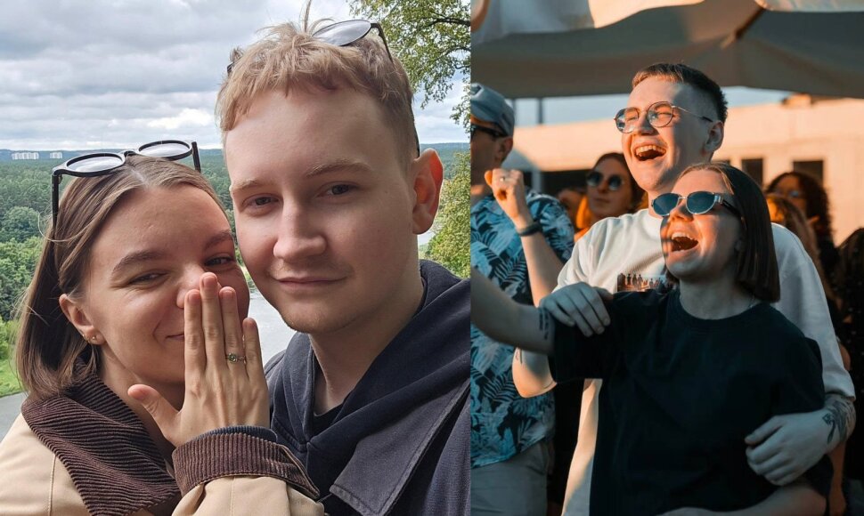 Monika Survilaitė su mylimuoju Ailandu