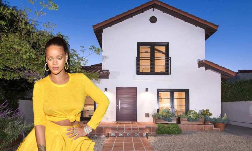 Rihanna už 3 mln. dolerių parduoda ispaniško stiliaus namą Holivude
