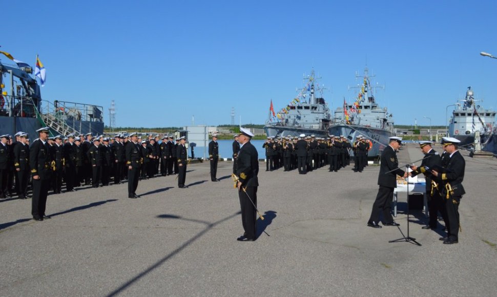 Klaipėdoje paminėtos 23-iosios Karinių jūrų pajėgų atkūrimo metinės