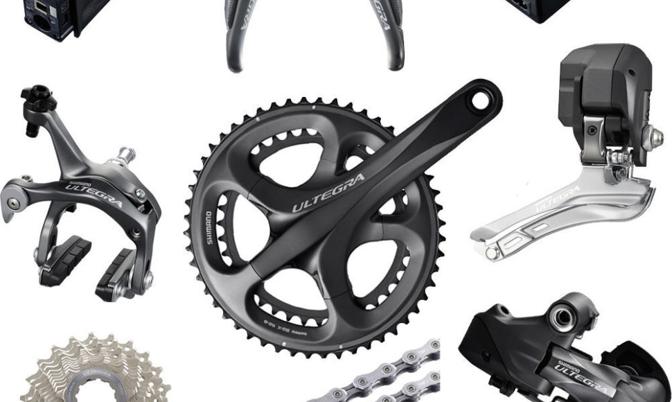 Elektrinis pavarų perjungėjas - Shimano Ultegra Di2