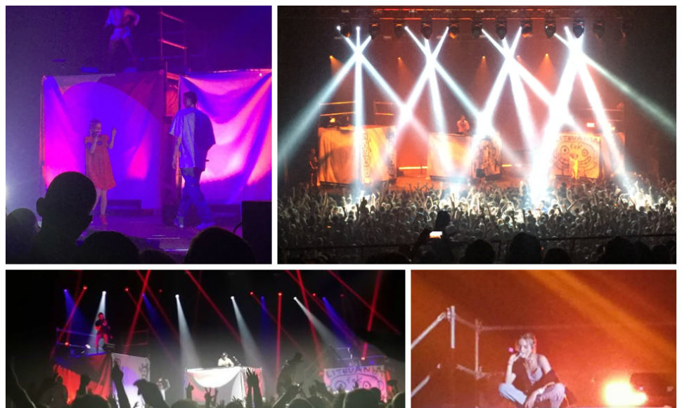 „Die Antwoord“ koncertas Vilniuje