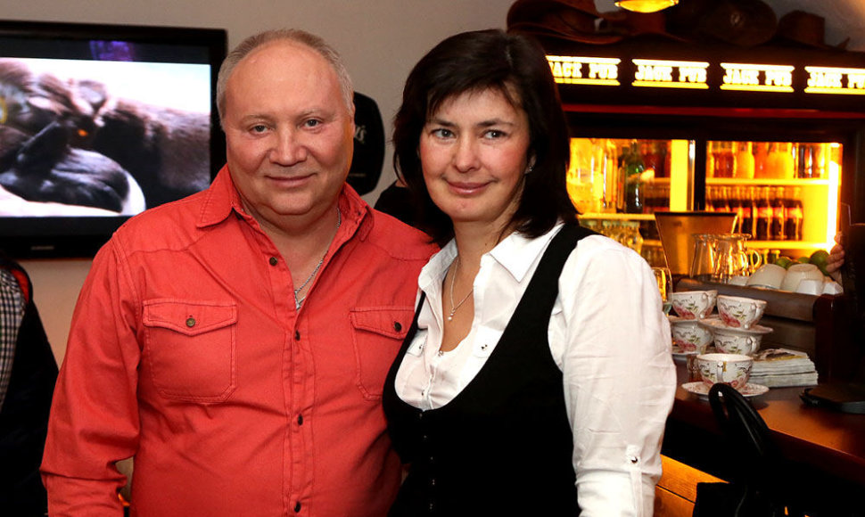 Aleksandras Ivanauskas-Fara su žmona Rima