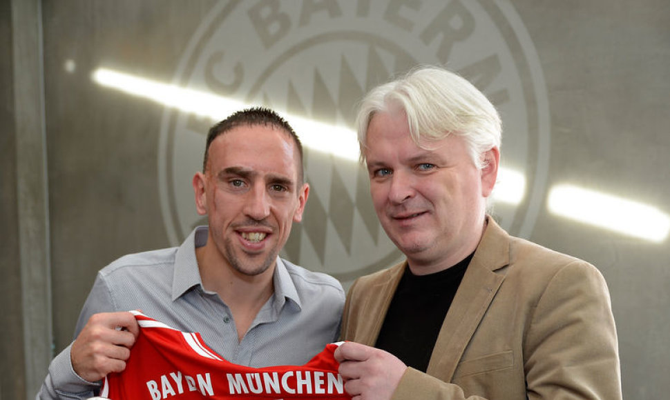 Franckas Ribery ir Nerijus Kesminas