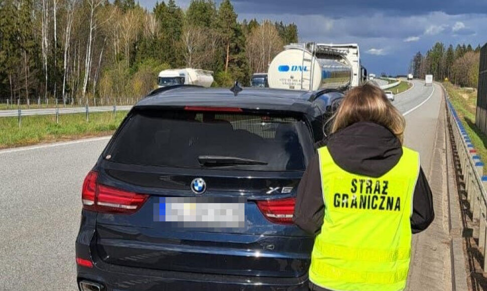 Lietuvis Lenkijoje įkliuvo su vogtu BMW