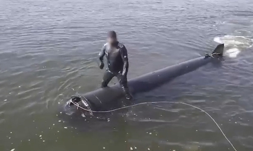 Ukrainiečiai pademonstravo povandeninį droną „Marička“