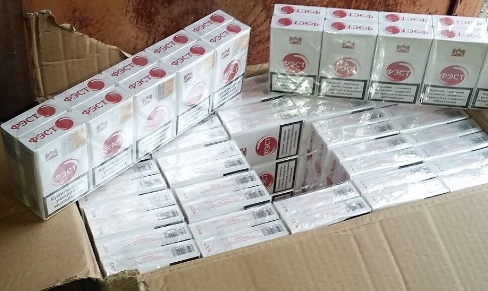 Sulaikyta cigarečių kontrabanda
