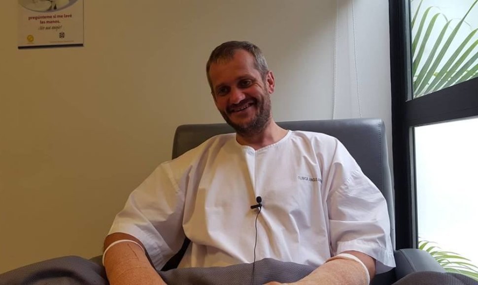 Balys Bardauskas sveiksta Limos ligoninėje