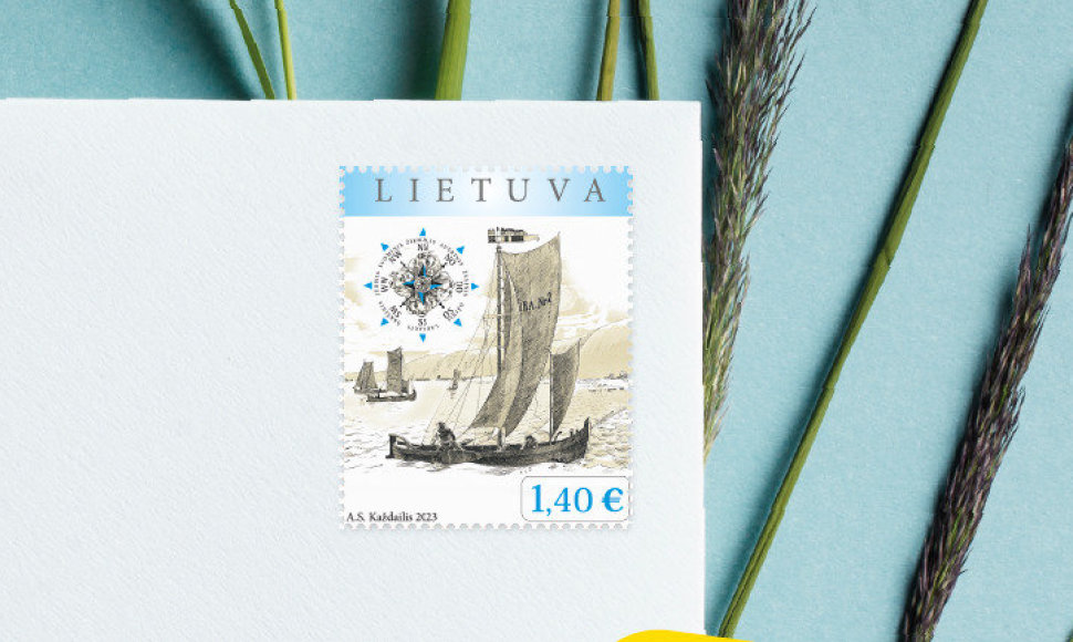 Penktadienį bus išleistas naujas pašto ženklas Lietuvos jūrinės istorijos tema