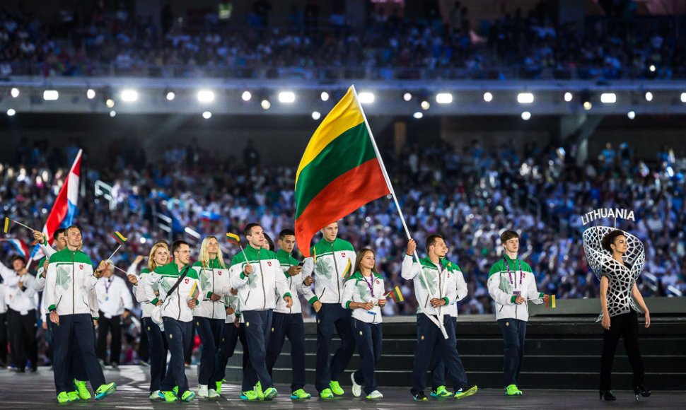 Atidarymo ceremonijos akimirka