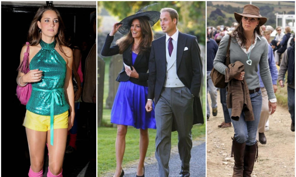 Kate Middleton įvaizdžiai iki vedybų su princu Williamu
