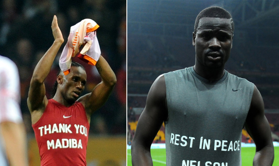 Didieris Drogba ir Emmanuelis Eboue