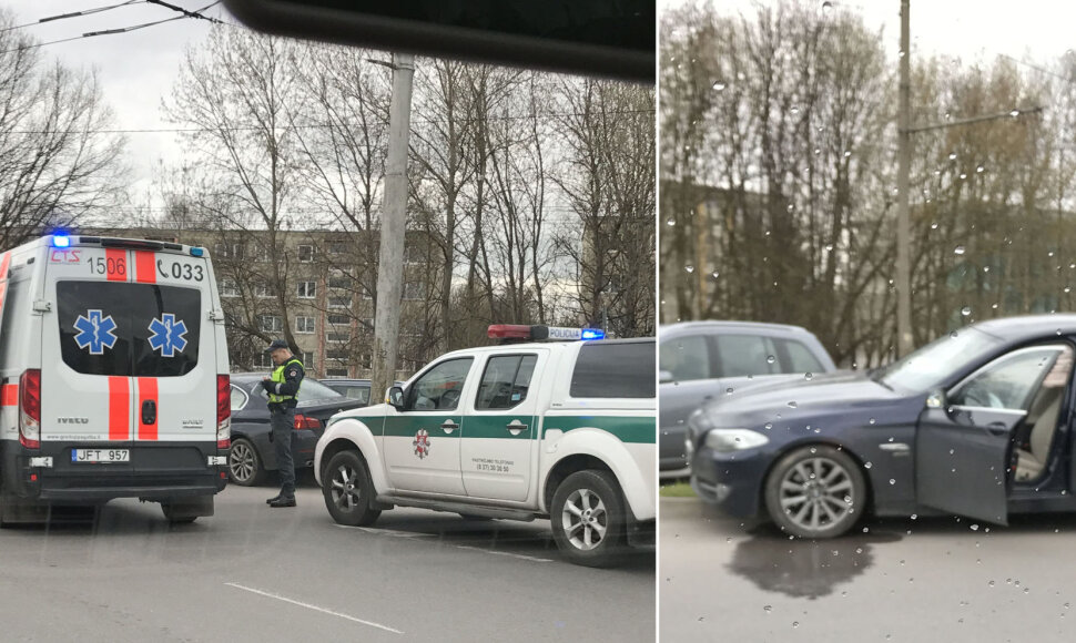 BMW avarija Kaune