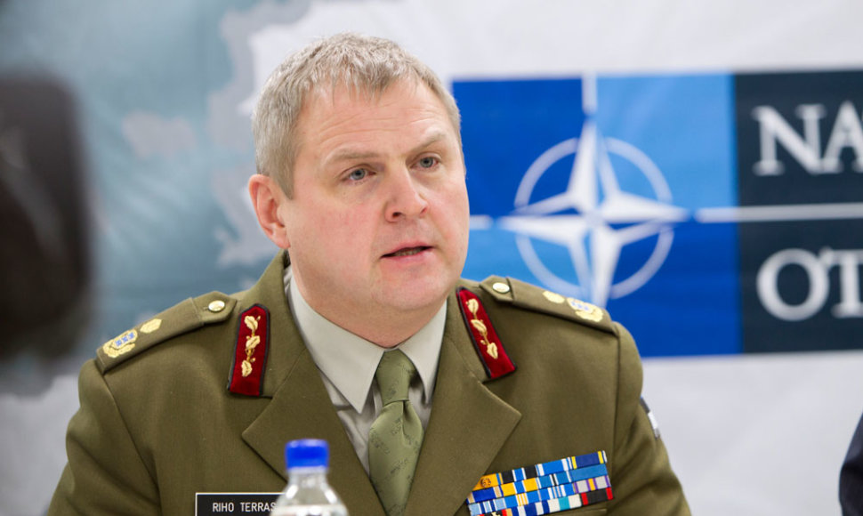 Estijos gynybos pajėgų vadas generolas majoras Riho Terras
