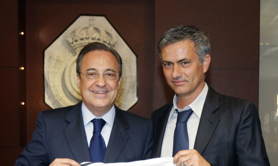Florentino Perezas ir Jose Mourinho