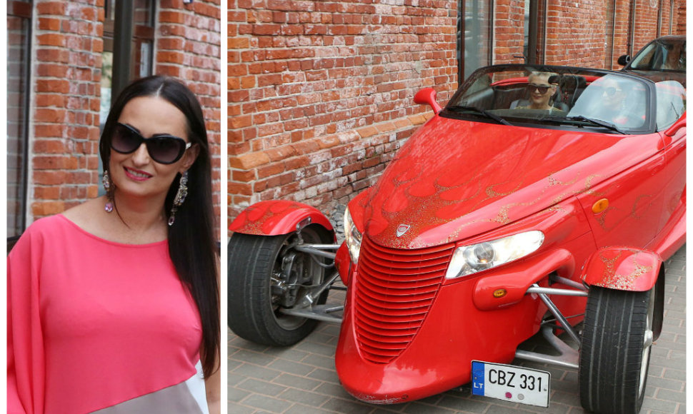 Inga Budrienė ir jos „Plymouth Prowler“