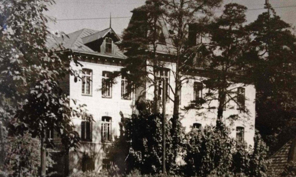 Respublikinės Vilniaus psichoneurologinės ligoninės didysis pastatas, 1959 metai.