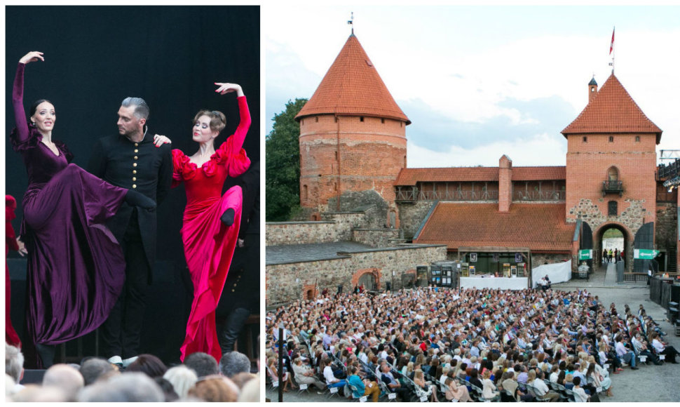 Anželikos Cholinos šokio spektaklis „Ana Karenina“ Trakų pilyje