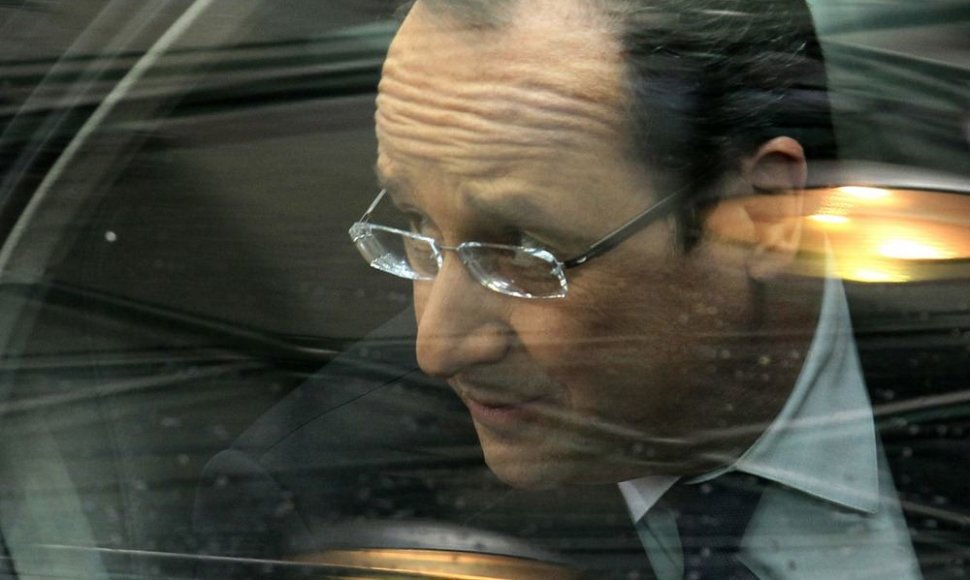 Prancūzijos prezidentas Francois Hollande'as