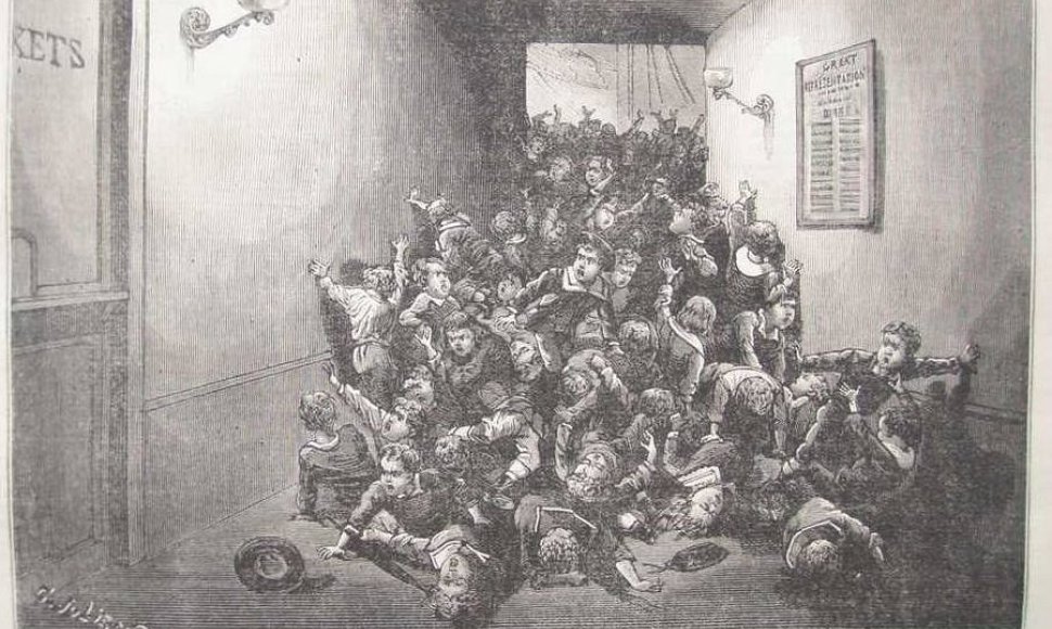 Viktorijos laikų nelaimės, nusinešusios daugiau nei 180 vaikų gyvybes, iliustracija
