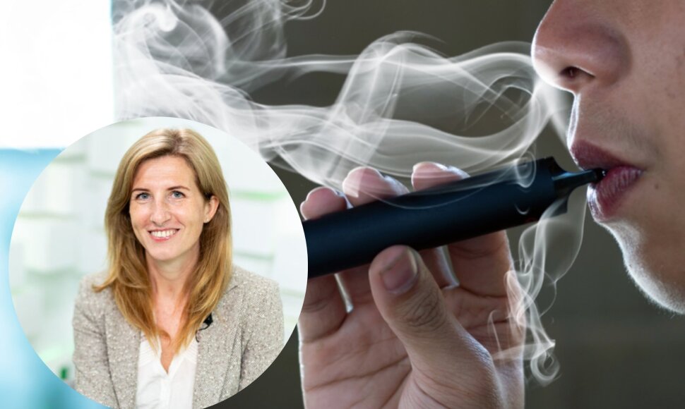 El. cigarečių grėsmes komentuoja toksikologė G. Laubner-Sakalauskienė